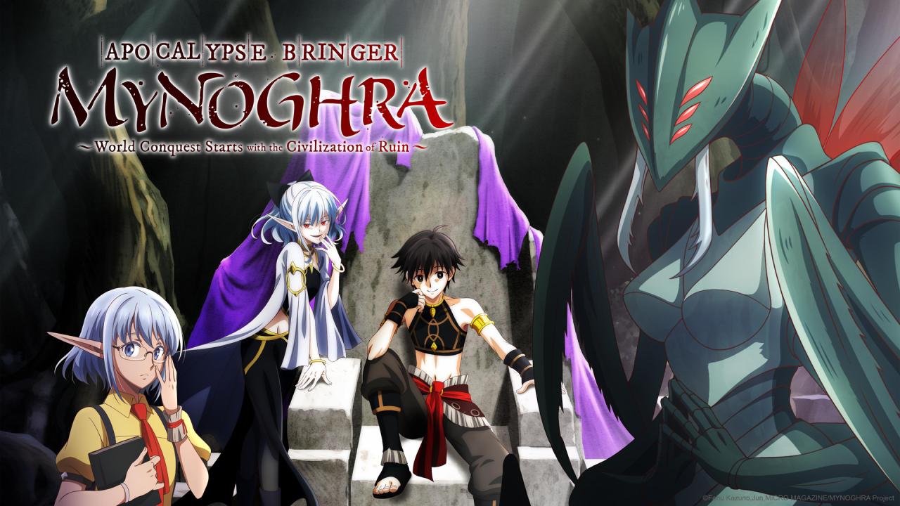 انمي Isekai Mokushiroku Mynoghra الحلقة 1 الاولي مترجمة